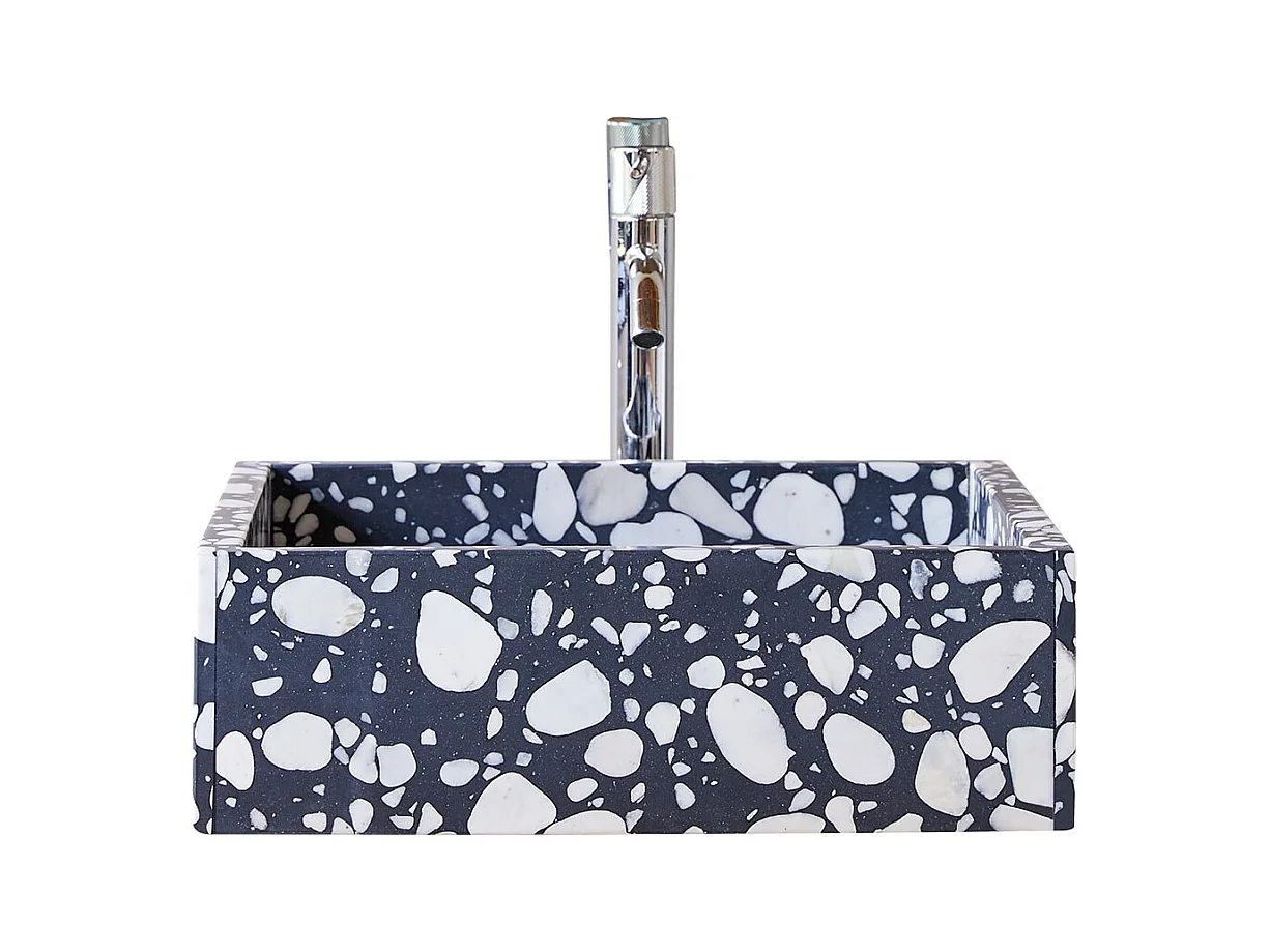 Extravagantes Waschbecken Premium-Terrazzo Unik