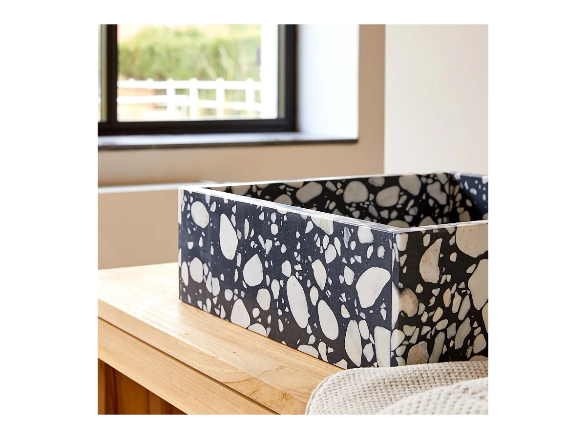 Extravagantes Waschbecken Premium-Terrazzo Unik