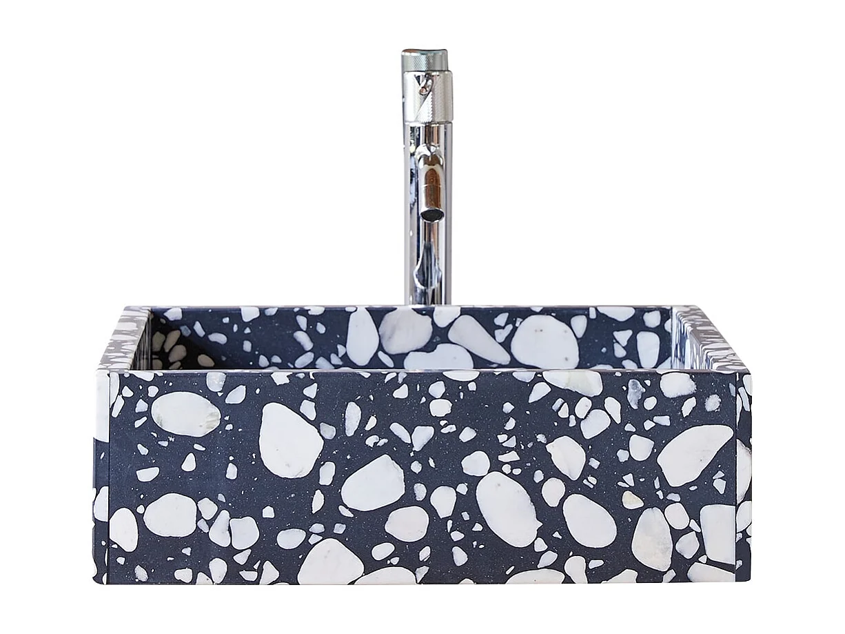 Extravagantes Waschbecken Premium-Terrazzo Unik