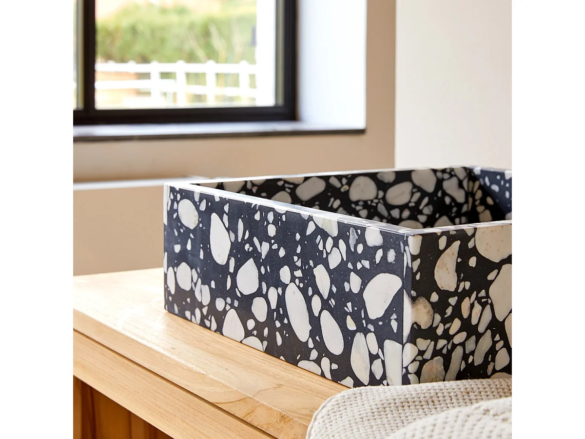 Extravagantes Waschbecken Premium-Terrazzo Unik