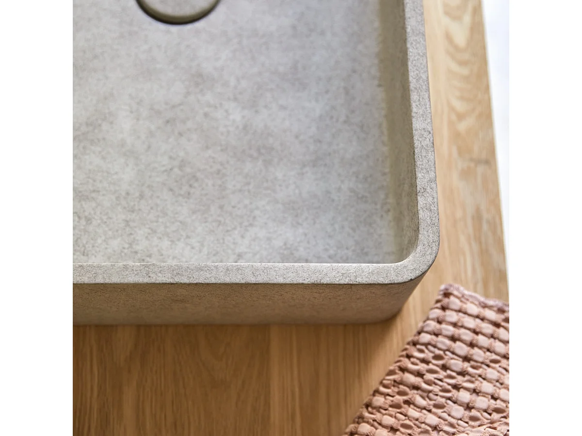 Lavabo in cemento grey Iris