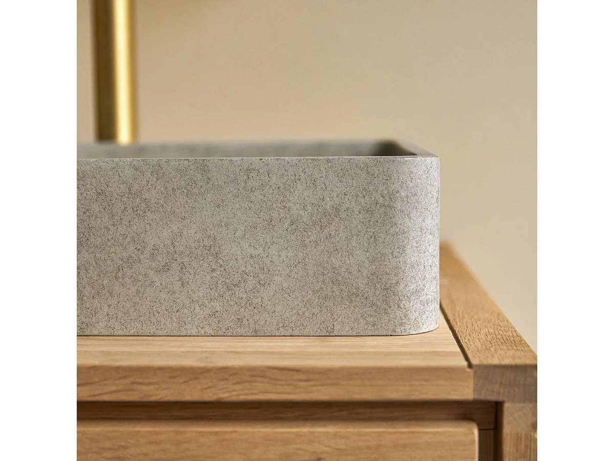 Lavabo in cemento grey Iris