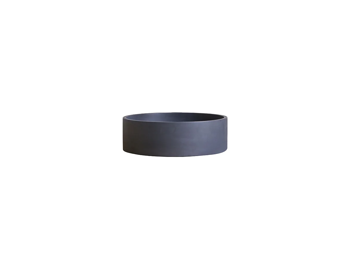 Vasque ronde en terrazzo black Gina