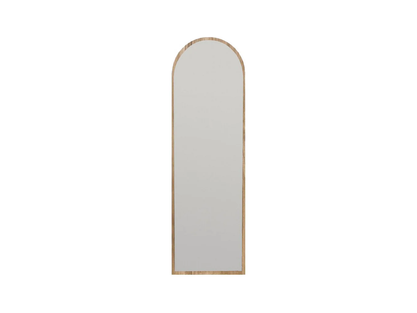 Emri - Miroir sur pieds en bois 50x160cm - Bois foncé
