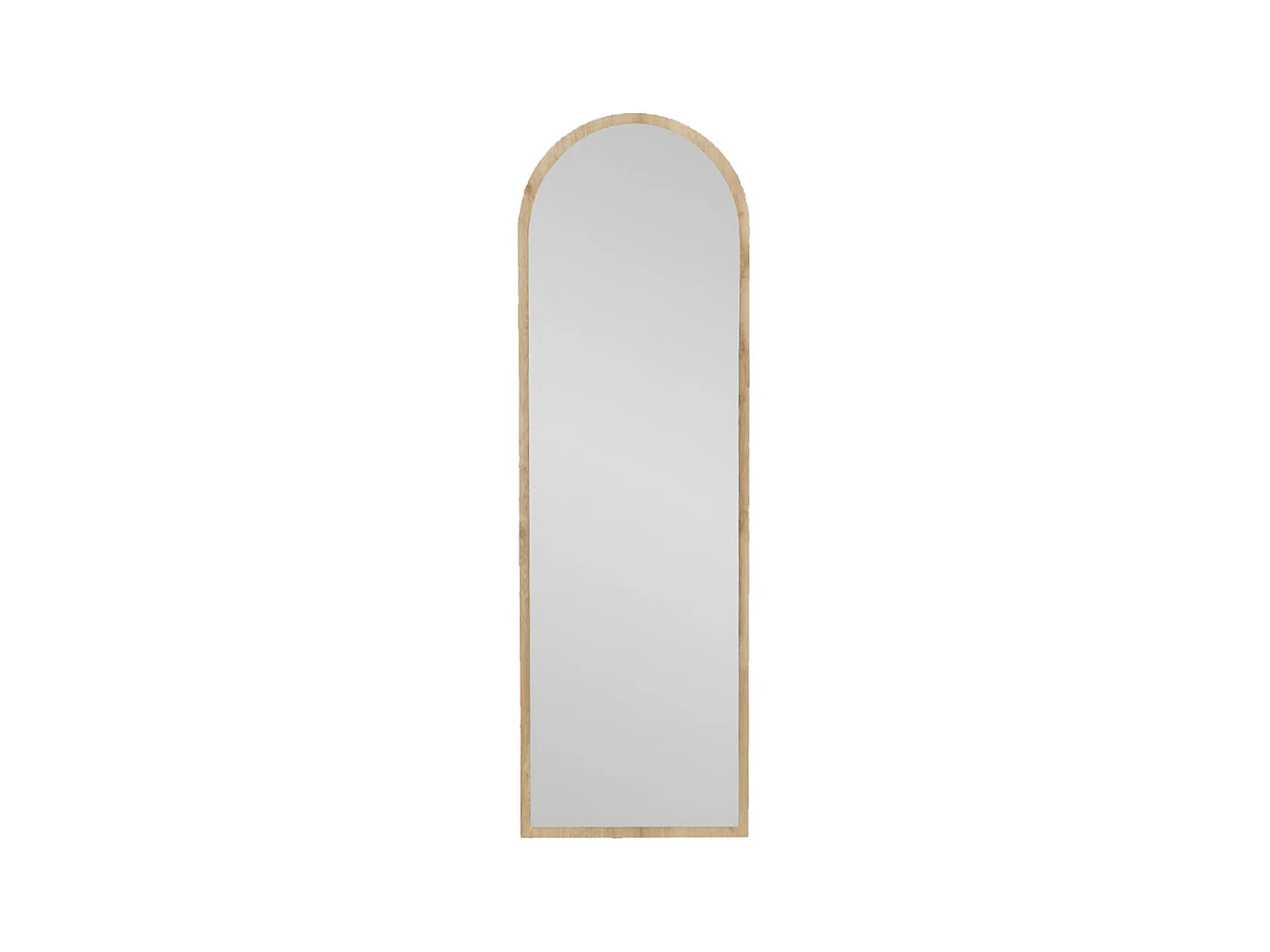 Emri - Miroir sur pieds en bois 50x160cm - Bois clair