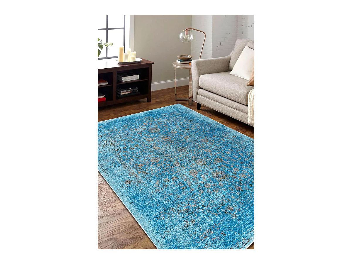 Tapis en laine ANTIGUA 518 75 JQ500 OSTA - Abstraction tissé à plat  170x240 cm