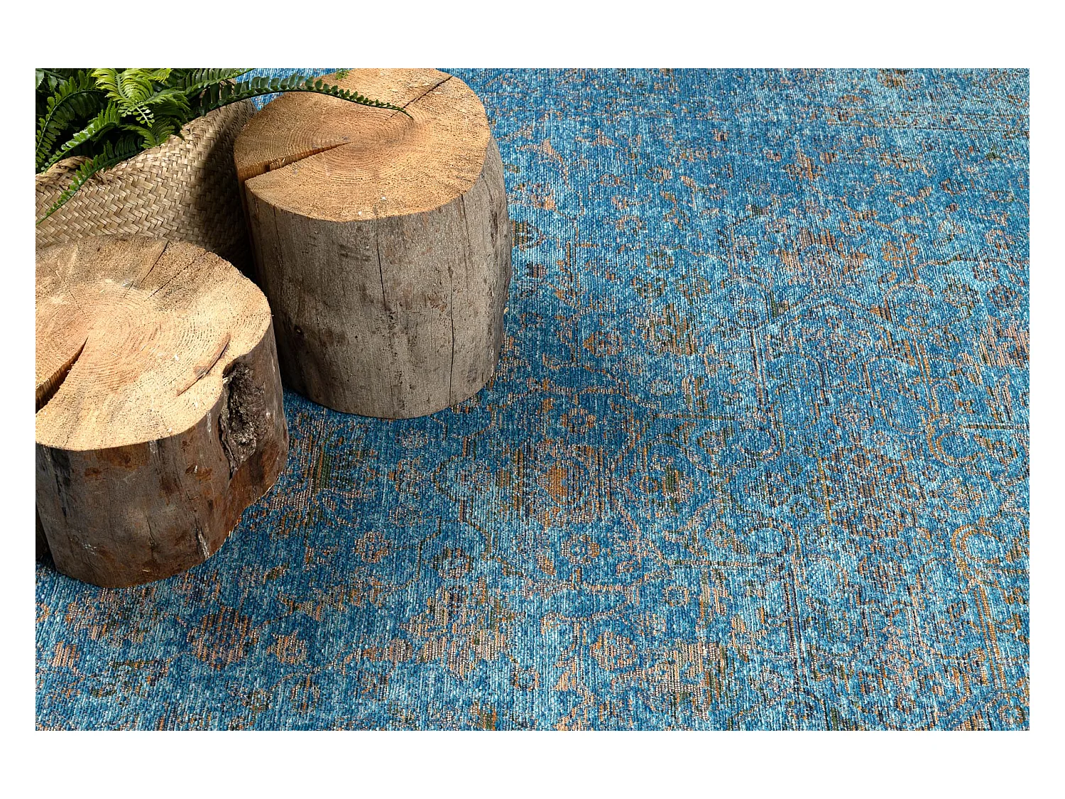 Tapis en laine ANTIGUA 518 75 JQ500 OSTA - Abstraction tissé à plat  170x240 cm