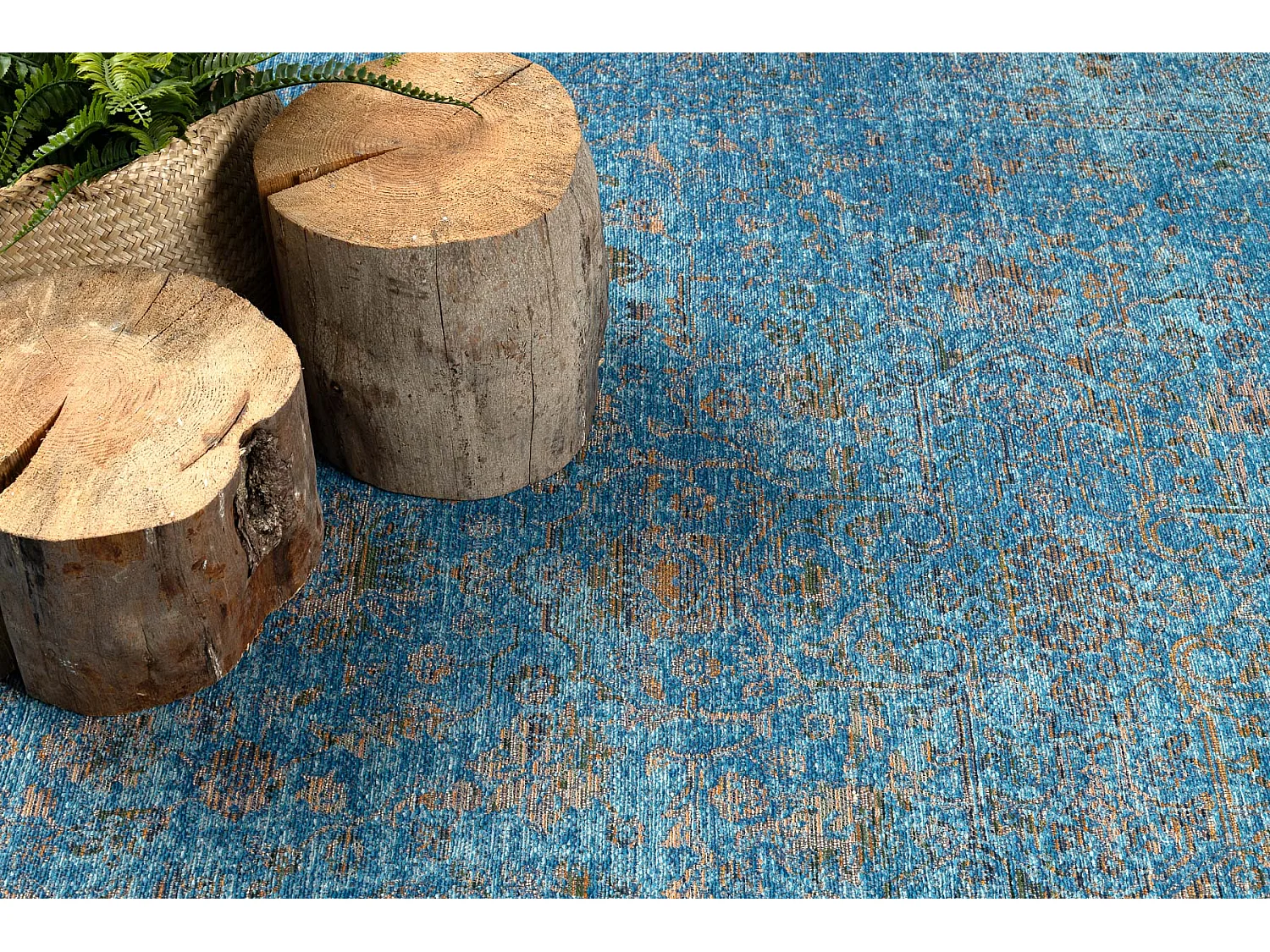 Tapis en laine ANTIGUA 518 75 JQ500 OSTA - Abstraction tissé à plat  200x300 cm