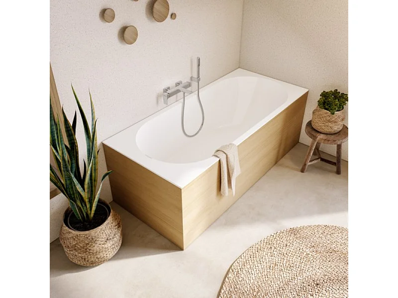 Baignoire droite 170 x 75 VILLEROY & BOCH Oberon 2.0 blanc mat