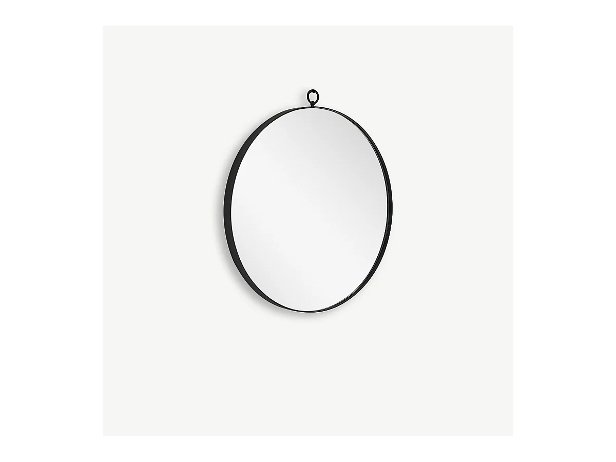 Spiegel Wandspiegel aus Metall rund Badezimmer Badspiegel Schlafzimmer Flur