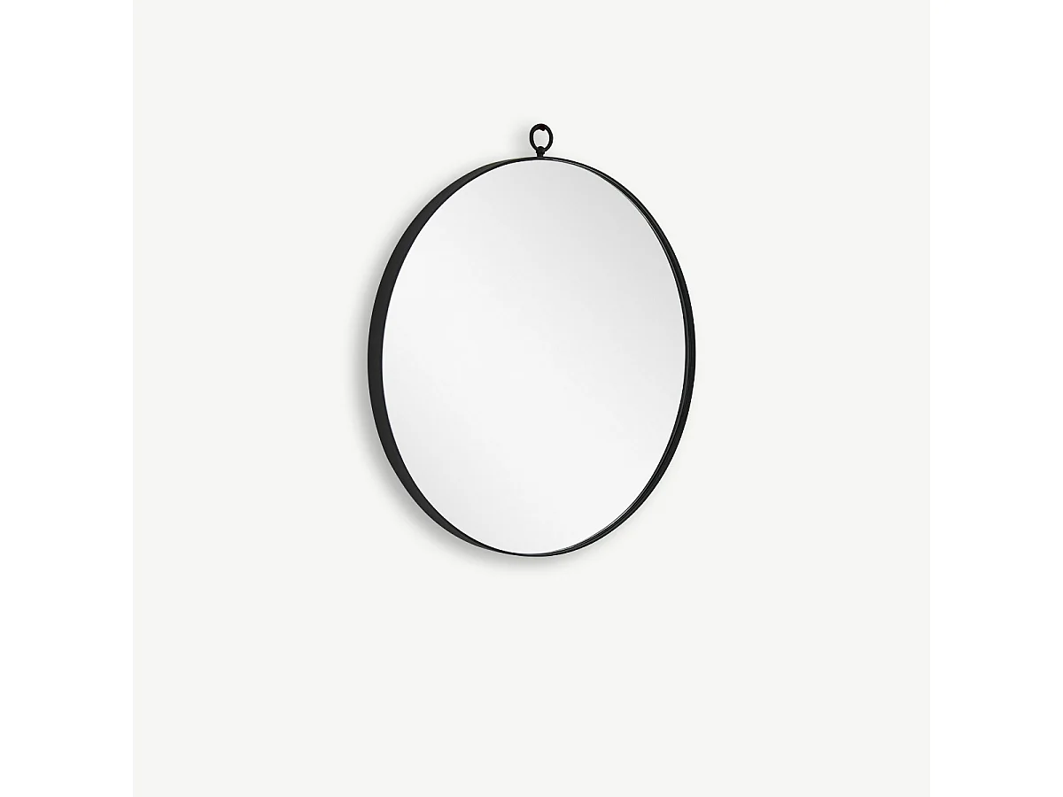 Spiegel Wandspiegel aus Metall rund Badezimmer Badspiegel Schlafzimmer Flur