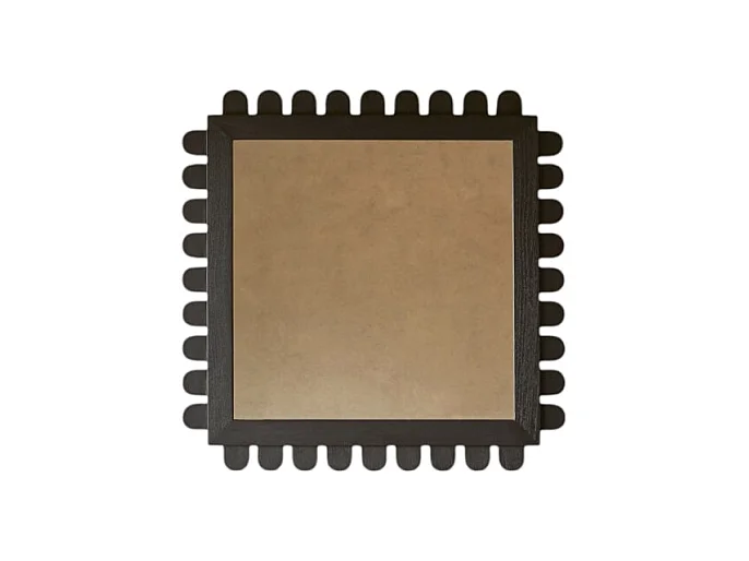 Spiegel Luca aus Mindiholz, 75 x 75 cm