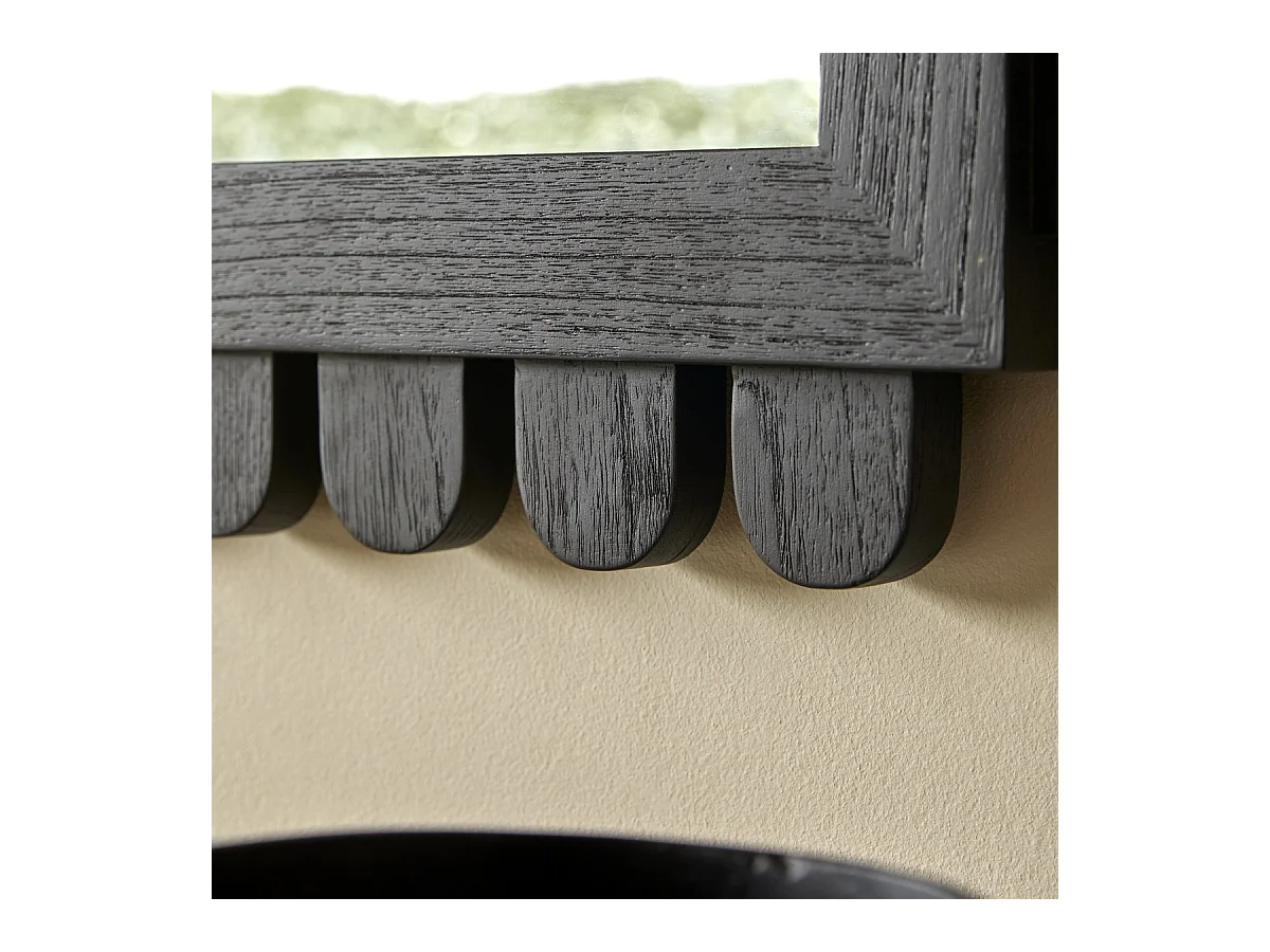 Spiegel Luca aus Mindiholz, 75 x 75 cm