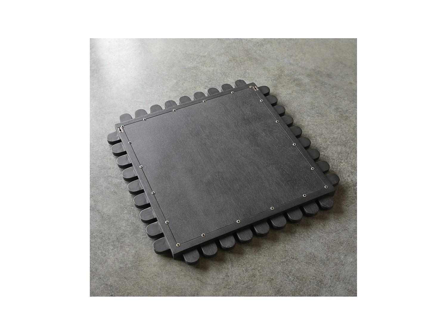 Spiegel Luca aus Mindiholz, 75 x 75 cm