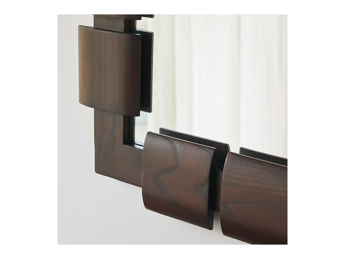 Miroir en bois de mindi 85x67,5 cm Isaac