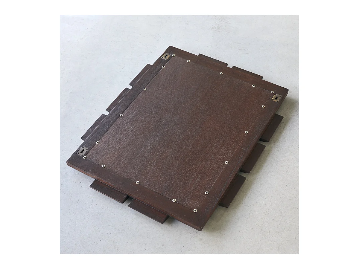 Miroir en bois de mindi 85x67,5 cm Isaac