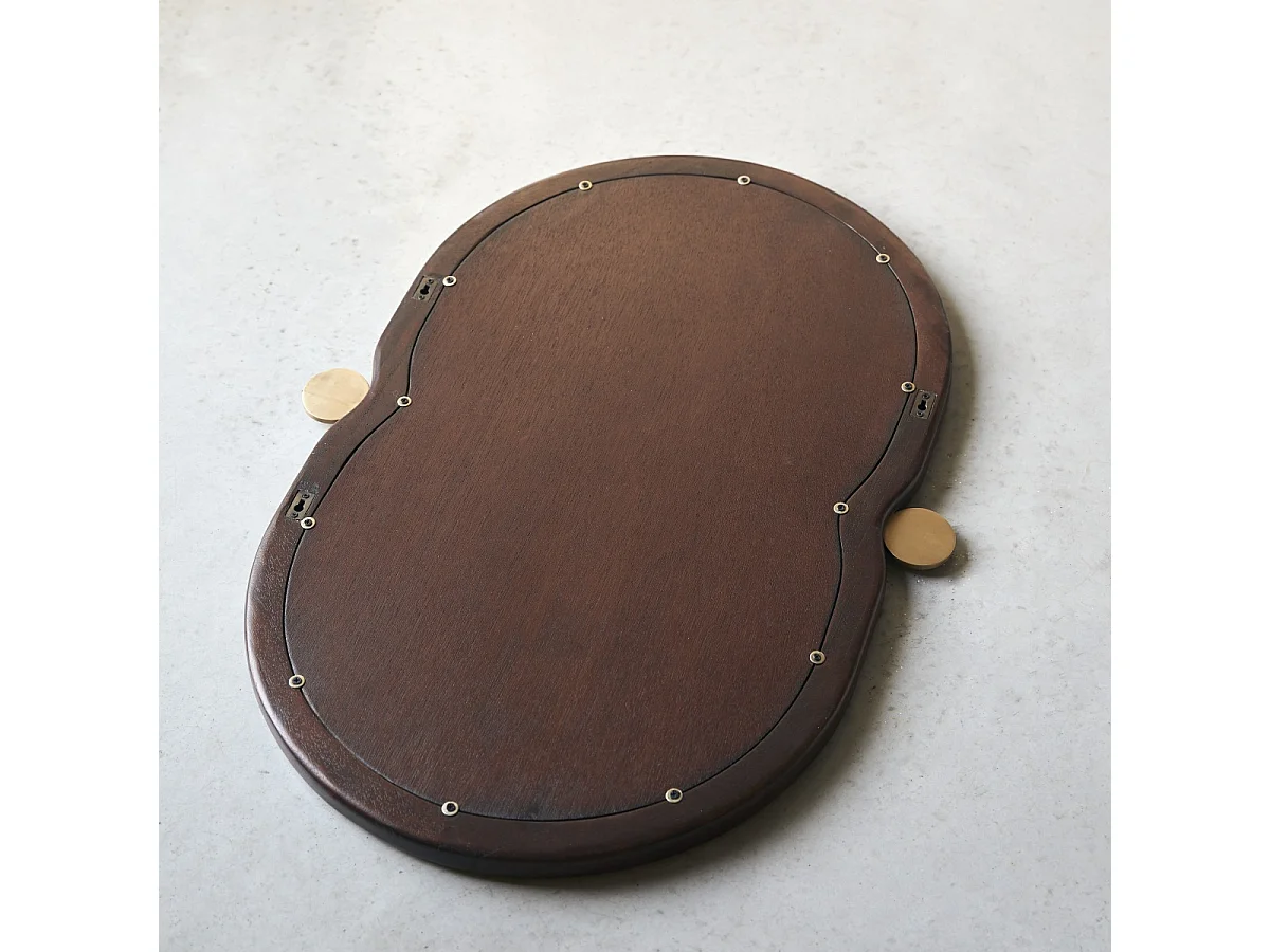 Miroir en bois de mindi 80x50 cm Agate