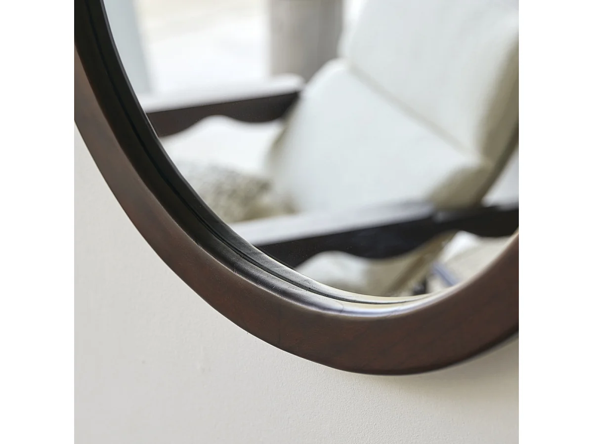 Miroir en bois de mindi 80x50 cm Agate