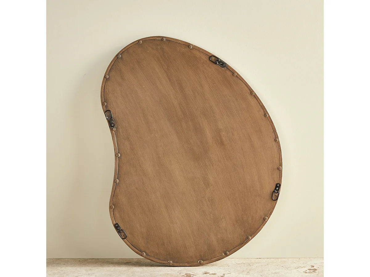 Miroir en bois de mindi 85x65 Dim