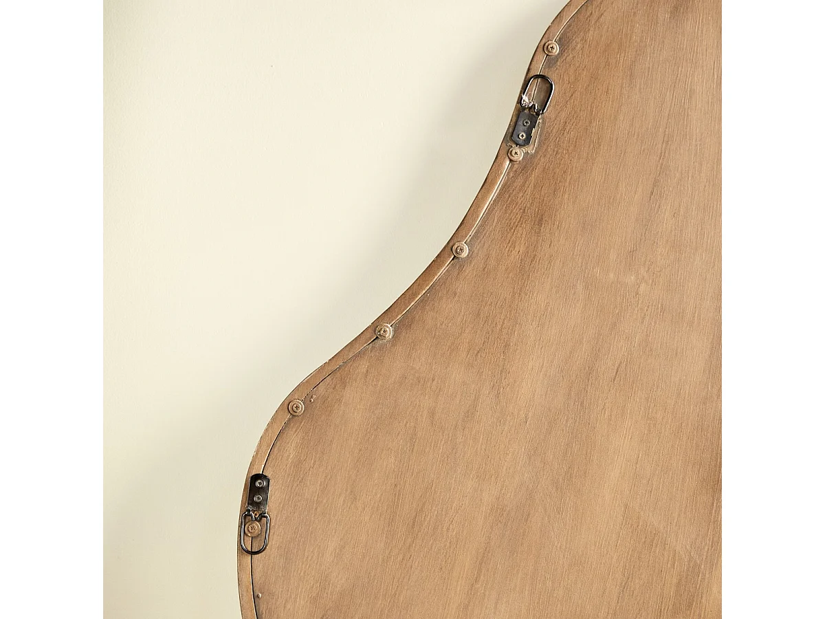 Miroir en bois de mindi 85x65 Dim