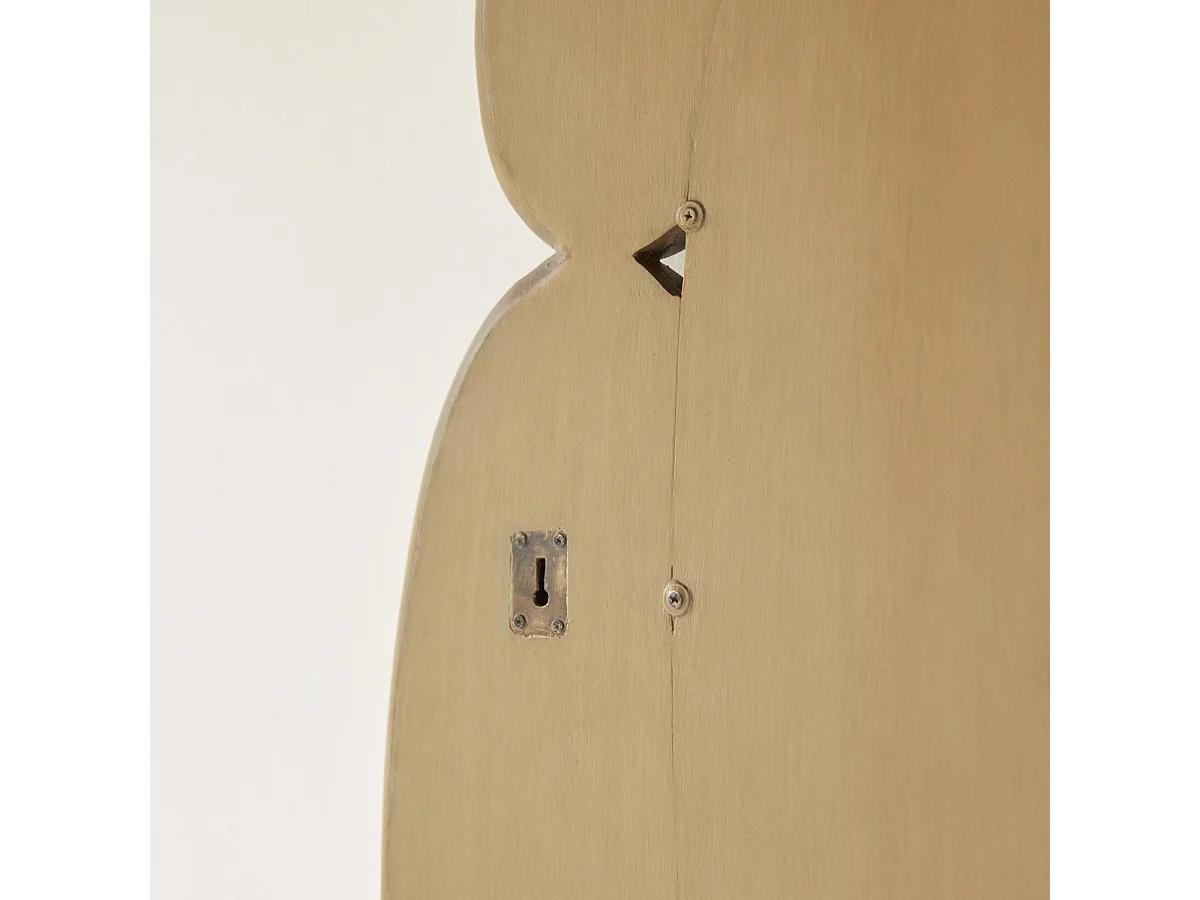 Ovaler Spiegel aus hellem Mindiholz 115x75 Eda