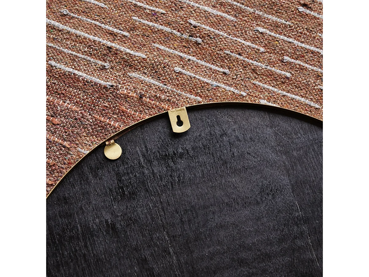 Runder Spiegel Tom mit Stahlrahmen 60 cm