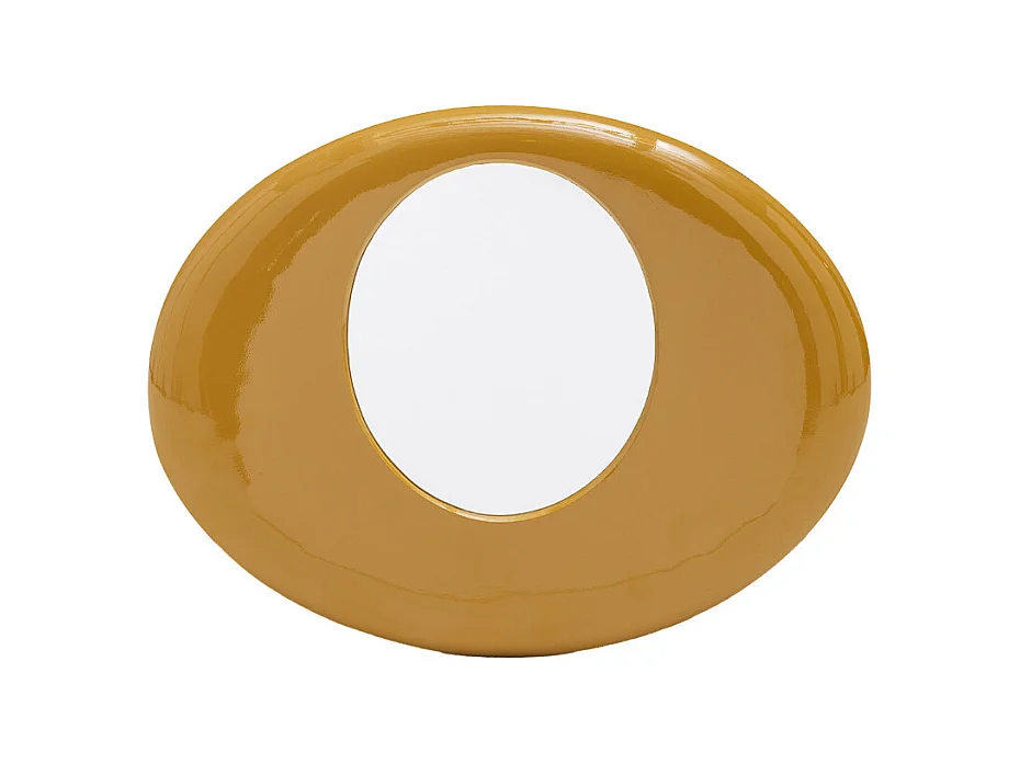 Vinta - Miroir en aluminium 39,5x51cm - Jaune