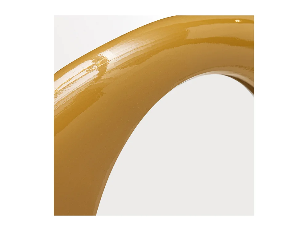 Vinta - Miroir en aluminium 39,5x51cm - Jaune