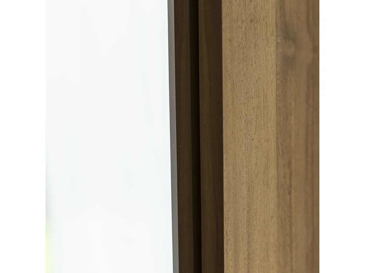 Spiegel Teak Rechteckig 200x90 Spiegel Wandspiegel Holzrahmen Teakholz neu