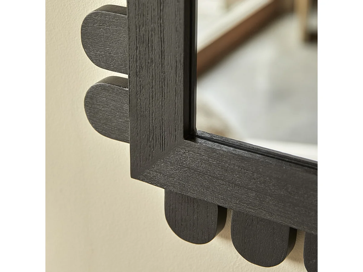 Spiegel Luca aus Mindiholz 92 x 92 cm