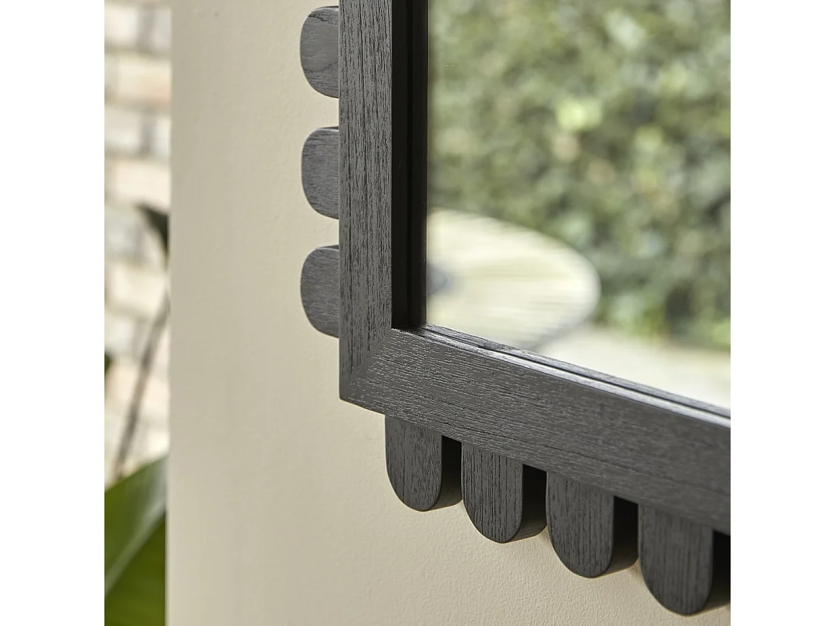 Spiegel Luca aus Mindiholz 92 x 92 cm