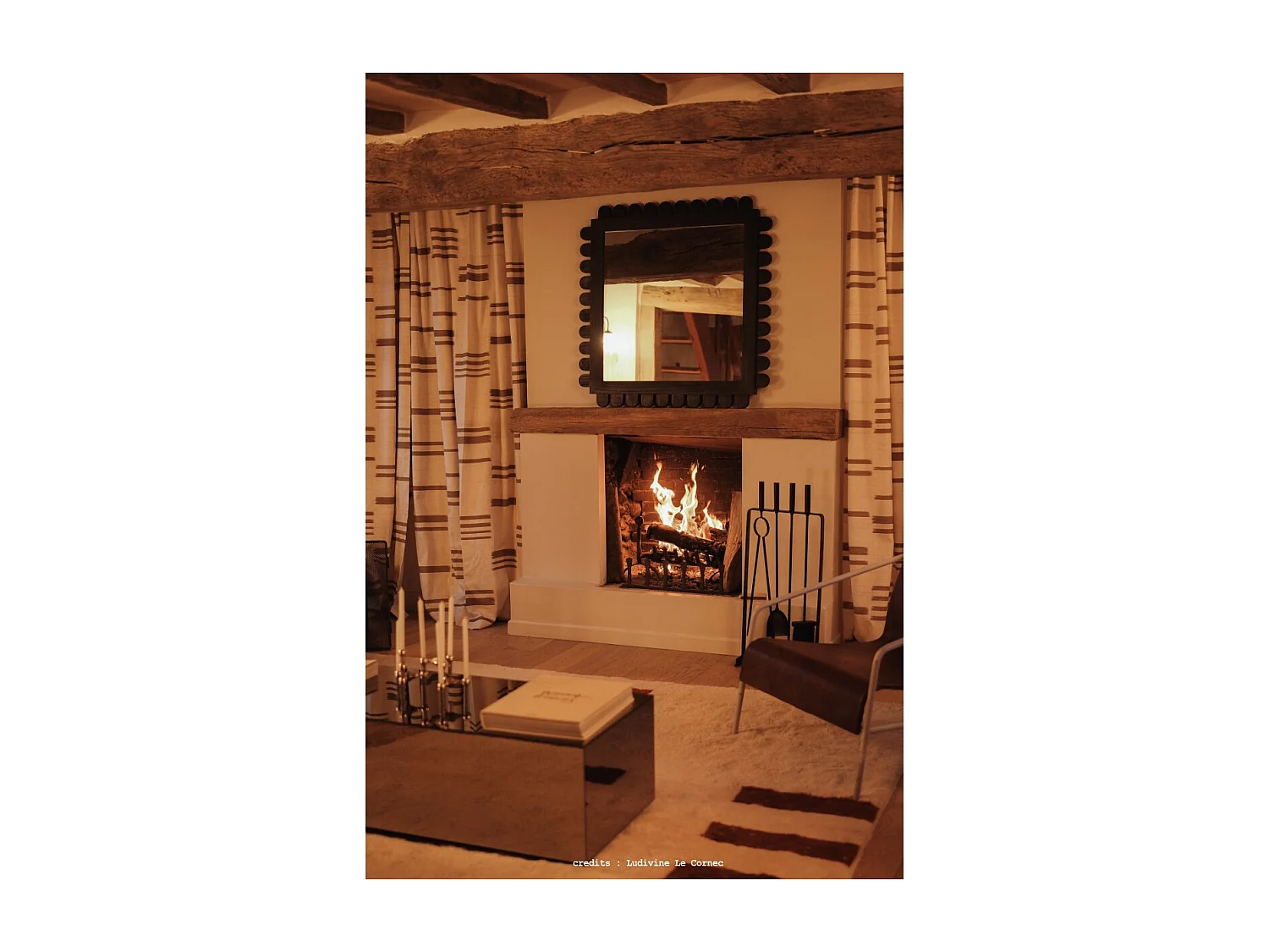 Spiegel Luca aus Mindiholz 92 x 92 cm