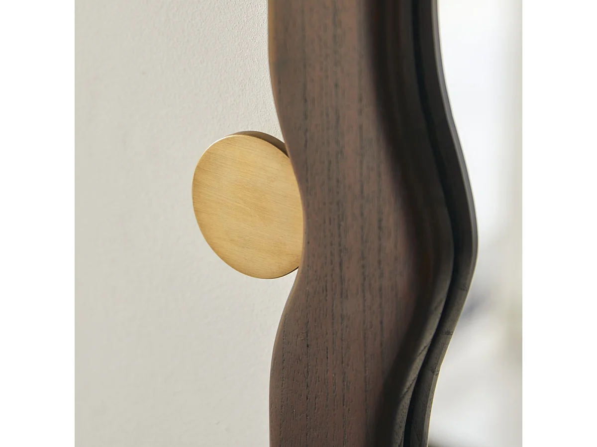 Miroir en bois de mindi 105x65 cm Agate