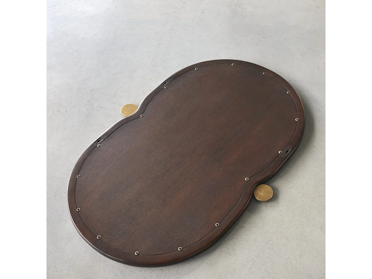 Miroir en bois de mindi 105x65 cm Agate