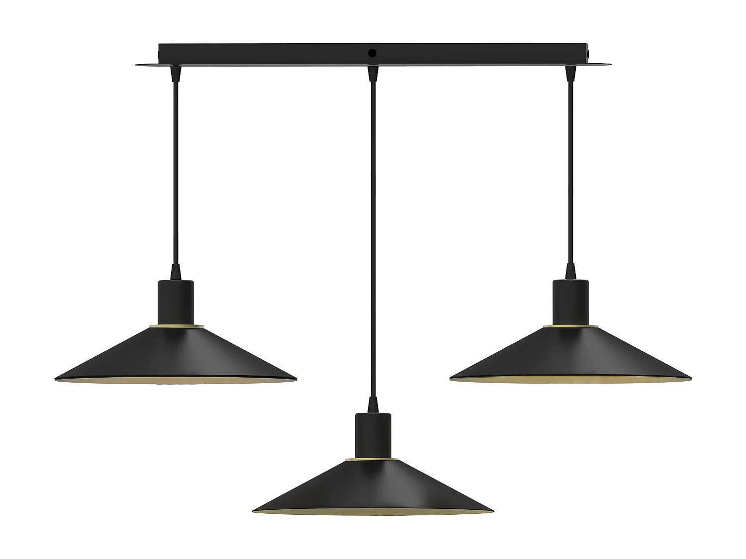 Suspension en ligne 3 lampes ZINGA S3