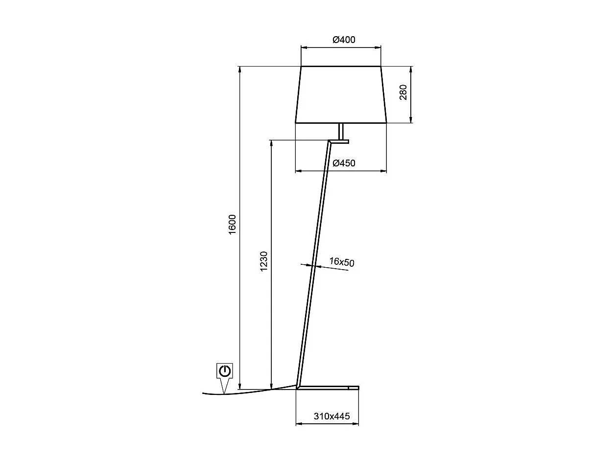 Lampadaire bois MEMPHIS LS Aluminor