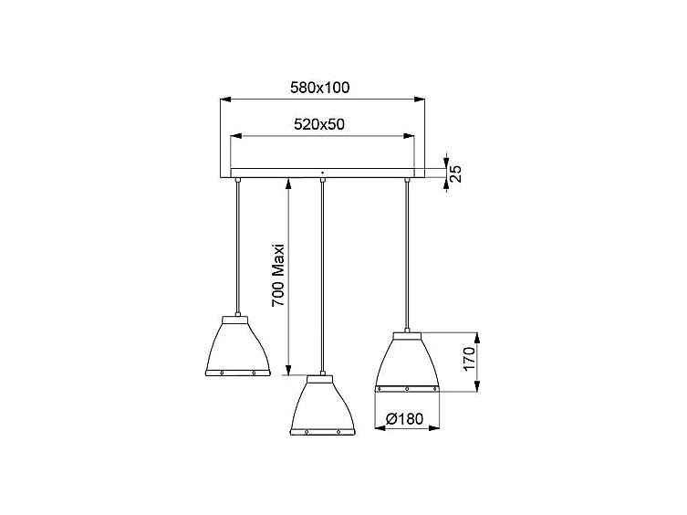 Suspension Clarelle S3