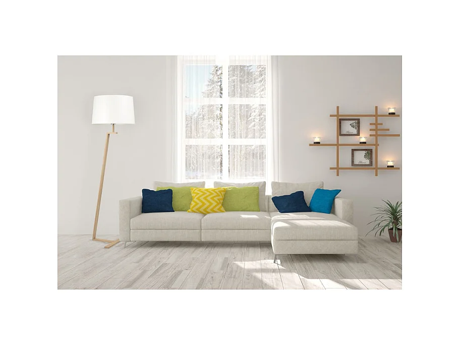 Lampadaire bois MEMPHIS LS Aluminor