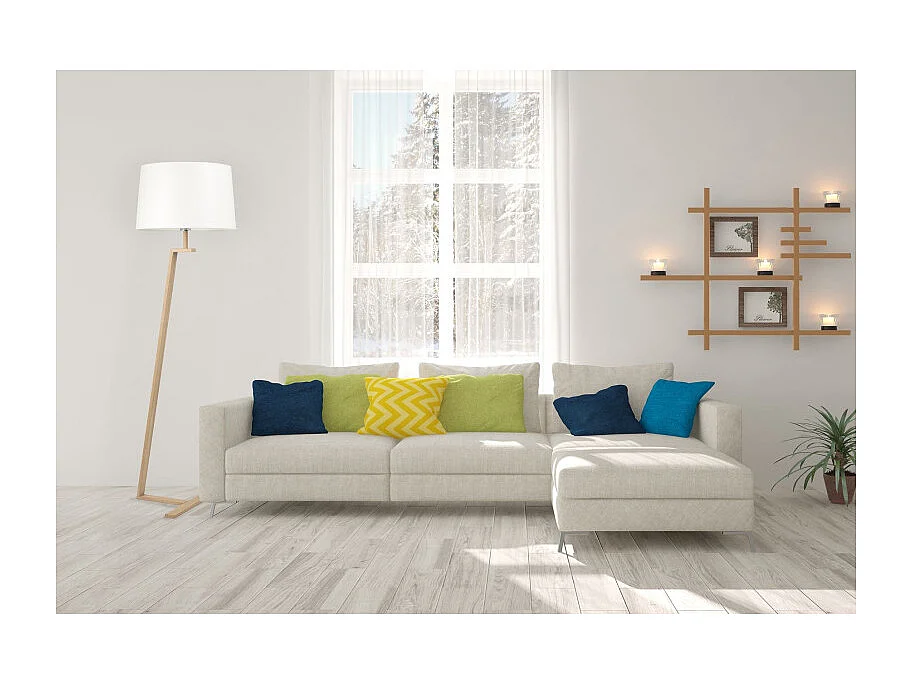 Lampadaire bois MEMPHIS LS Aluminor