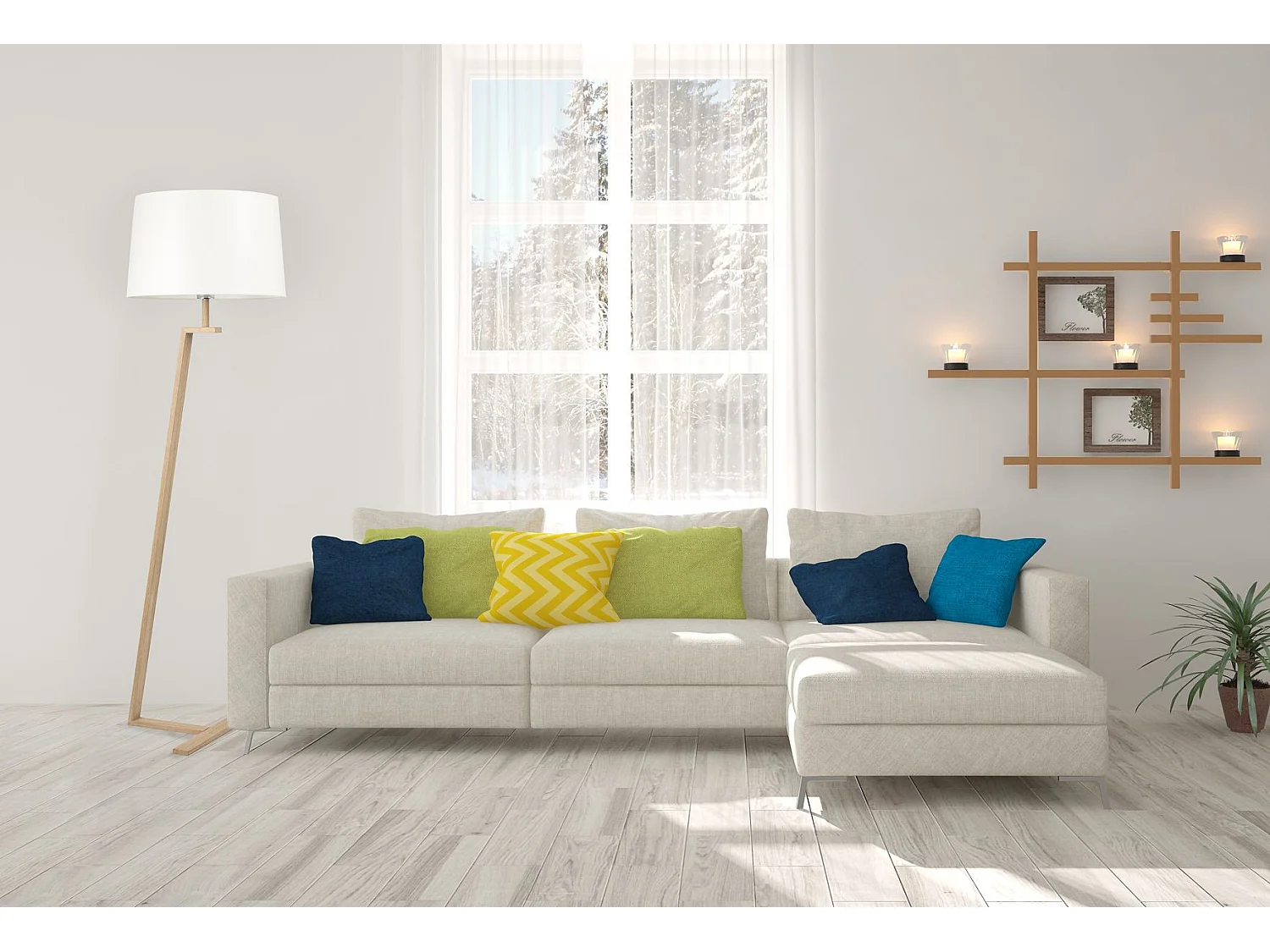 Lampadaire bois MEMPHIS LS Aluminor