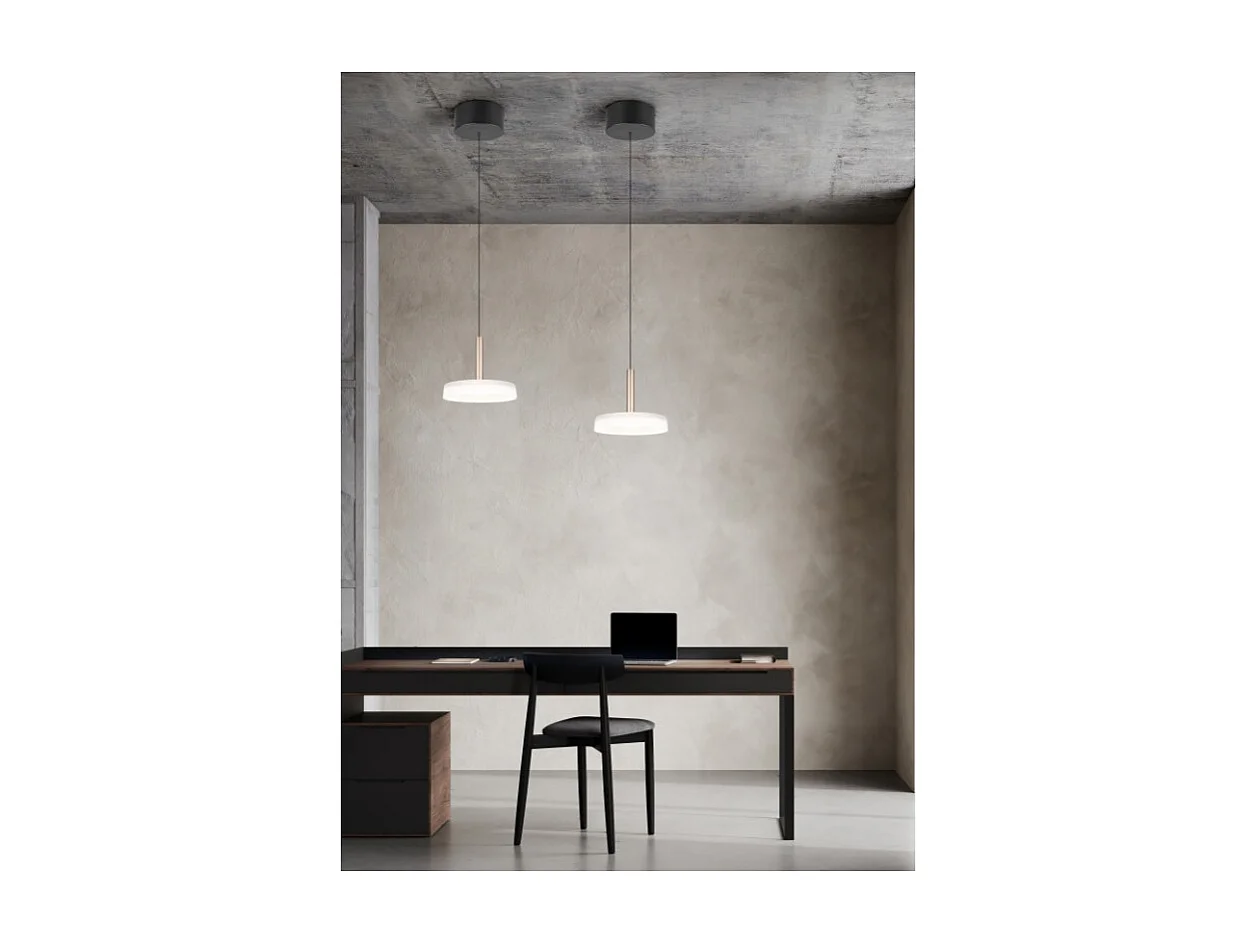 Suspension design à variateur verre Celeste