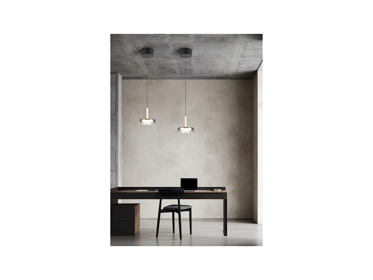 Suspension design à variateur verre Celeste