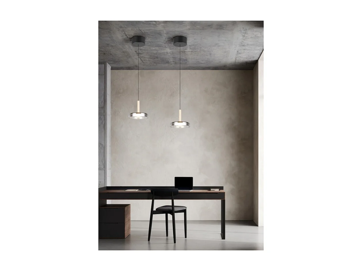 Suspension design à variateur verre Celeste