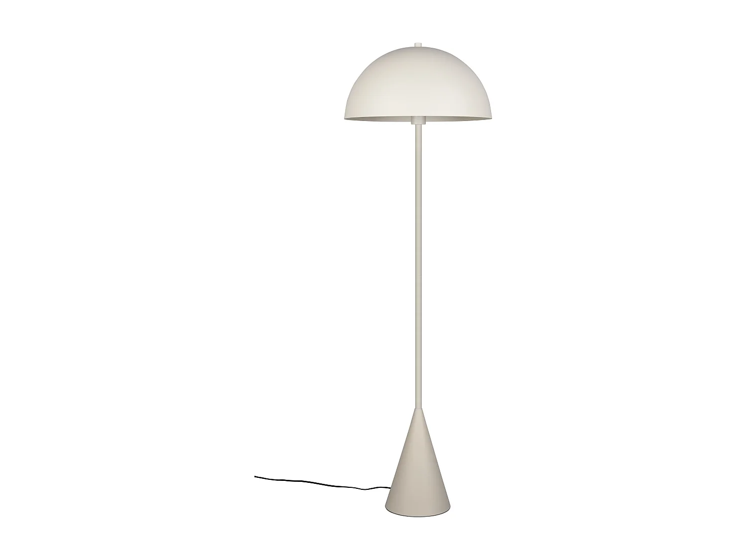 Lampadaire rond en métal Alfie