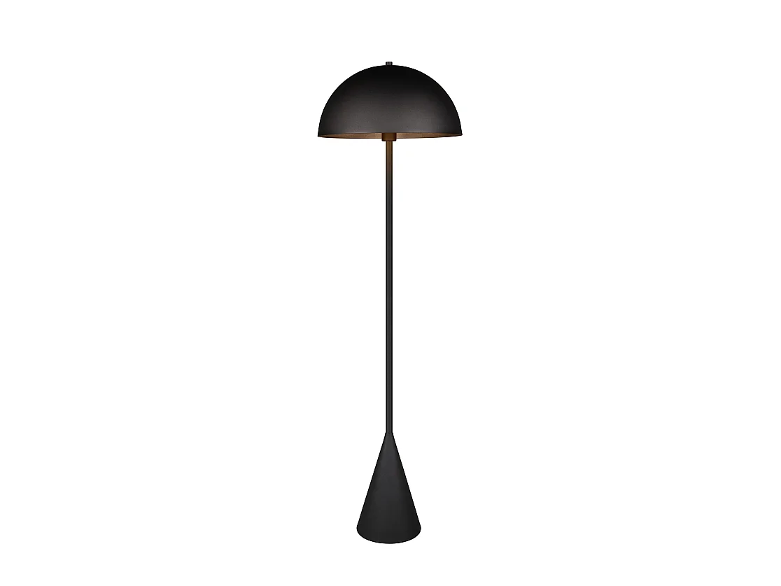 Lampadaire rond en métal Alfie