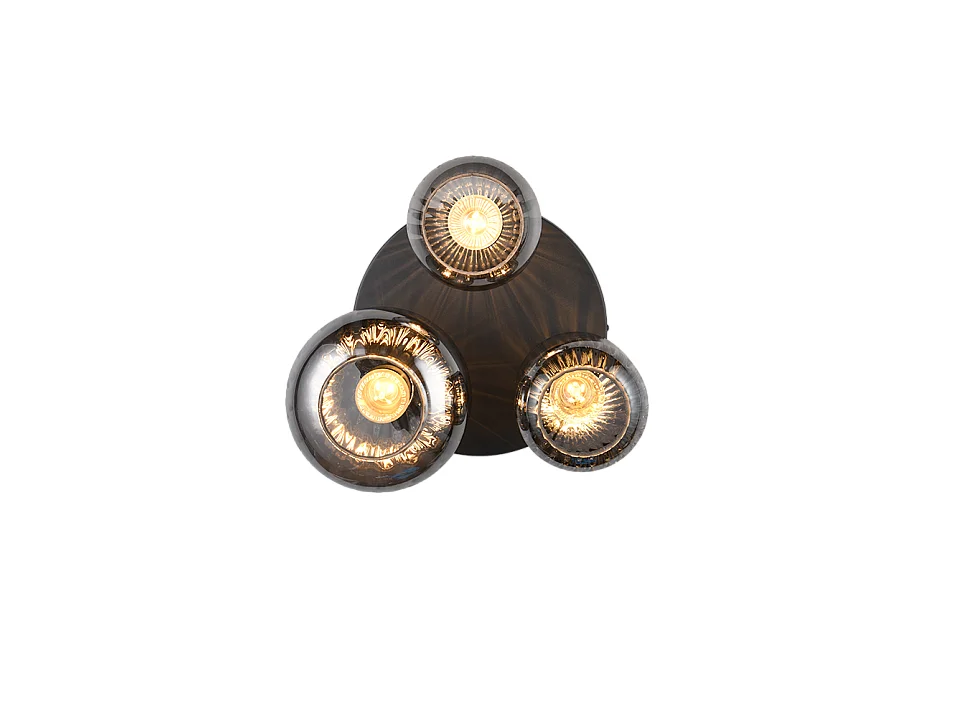 Plafonnier trois lampes 39 cm Diva