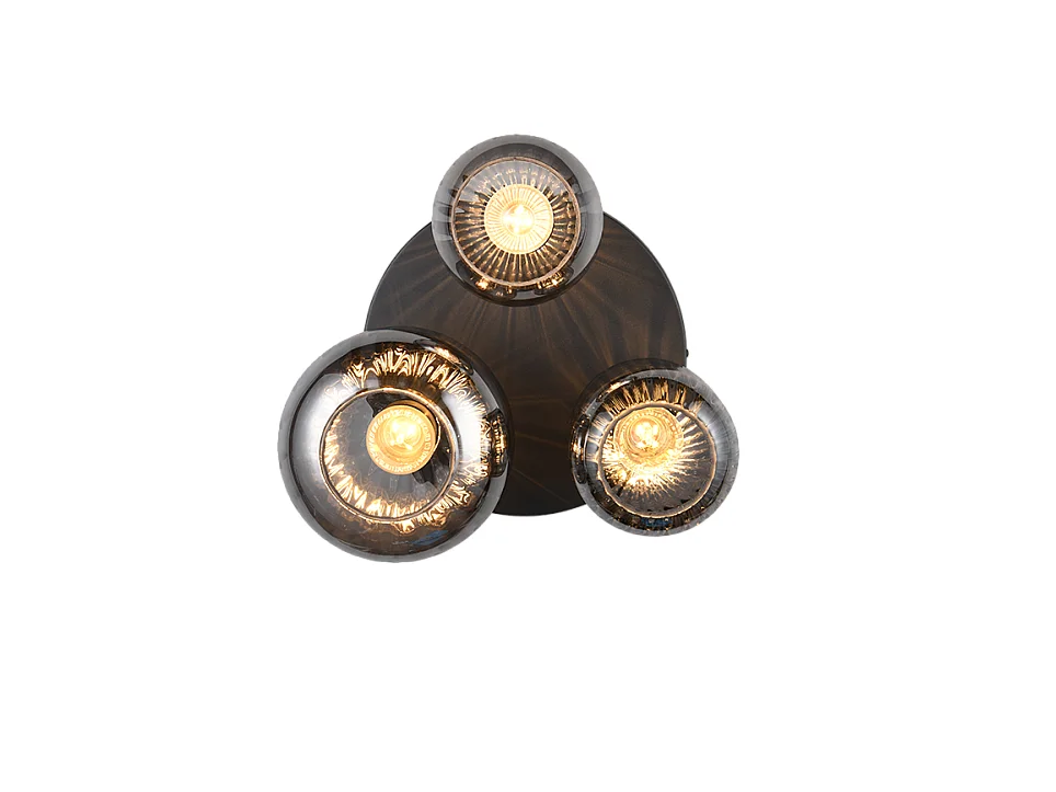 Plafonnier trois lampes 39 cm Diva