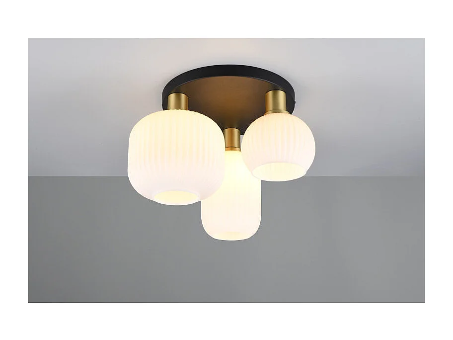 Plafonnier trois lampes 39 cm Diva
