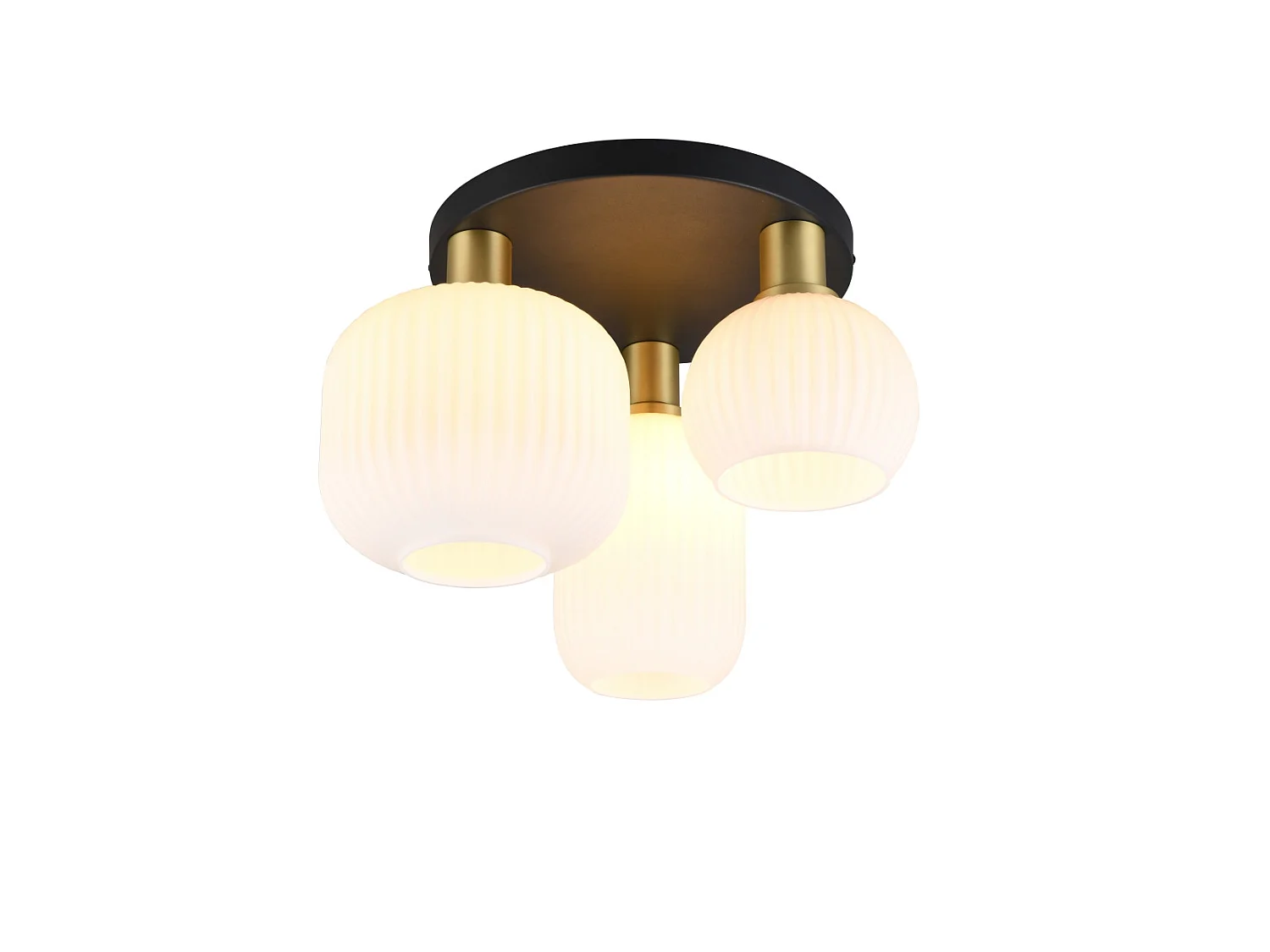 Plafonnier trois lampes 39 cm Diva