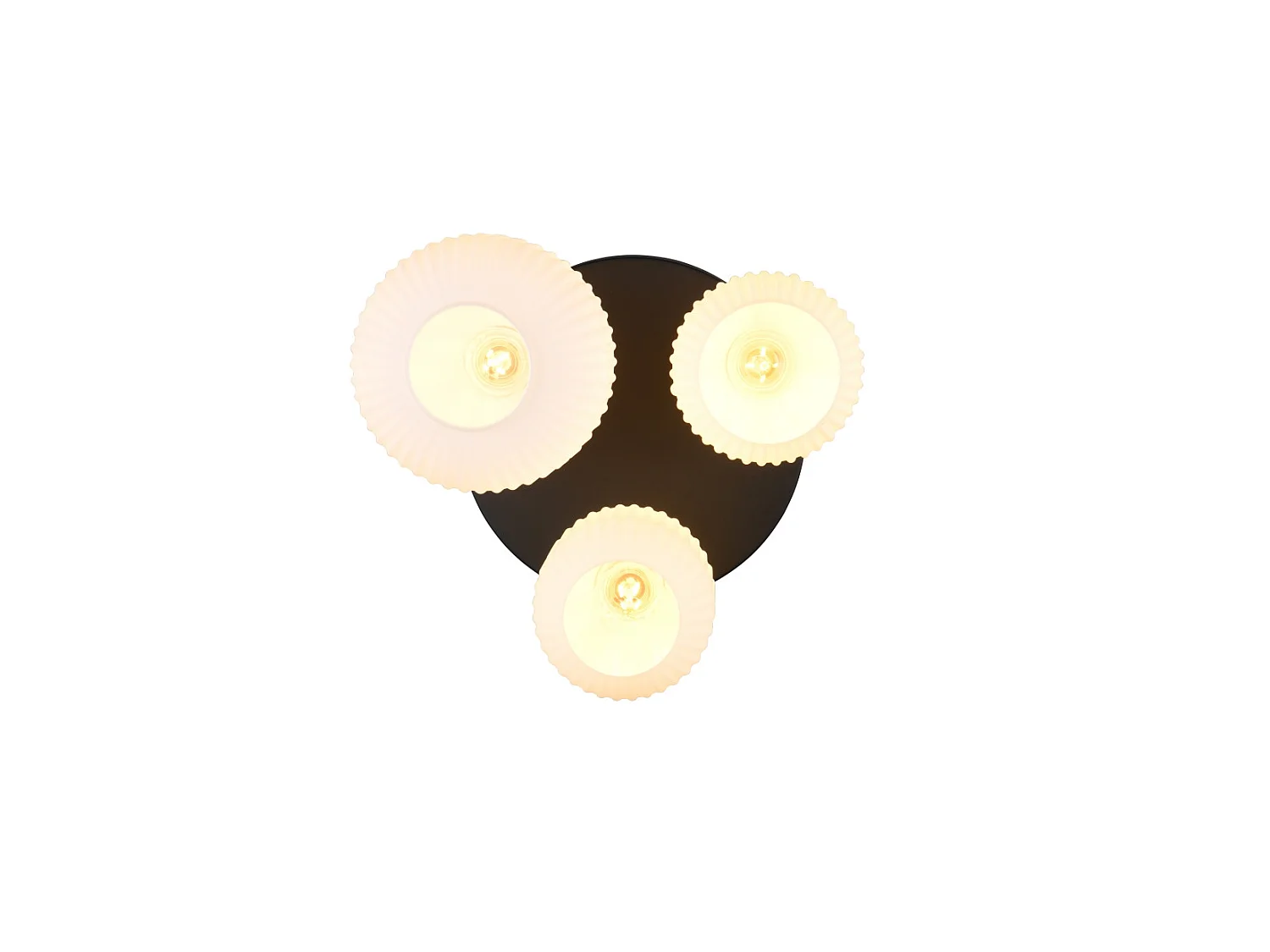 Plafonnier trois lampes 39 cm Diva